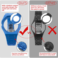 Kit de Modificación Biocerámica para Reloj de Bolsillo Swatch X AP Royal Pop, Cambio a Reloj de Pulsera, Caja Biocerámica + Correa para Royal Pop