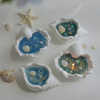 Muschel-Aromatherapie-Kerze Ambiente-Geschenke Gelee-Wachs Duftgeschenke Handgefertigte Kreative Ornamente Muschelförmige Wachskerze