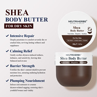 Neutriherbs Private Label Beurre Corporel au Karité Prébiotiques et Probiotiques pour Douceur et Souplesse, Adapté à Tous Types de Peau