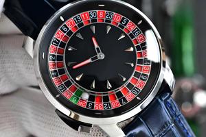 <span class=keywords><strong>Montre</strong></span> mécanique automatique de luxe pour homme <span class=keywords><strong>Jacob</strong></span> Roulette Time, cadran de 44 mm, bracelet en cuir - Product Image 3