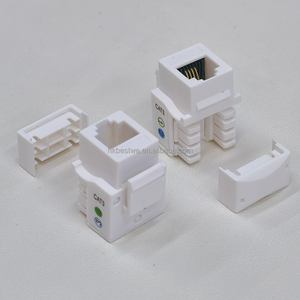 โมดูลโทรศัพท์ CAT3 ขั้วต่อ RJ11 6P4C โมดูลเสียง ขั้วต่อคีย์สโตน ตัวเชื่อมต่อเครือข่ายแบบไม่ต้องใช้เครื่องมือ - Product Image 5