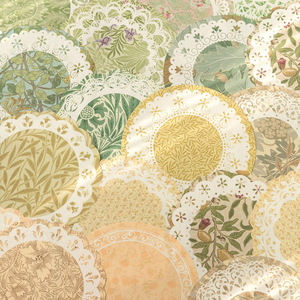 Sucre Poème Série Floral Dentelle Notes Autocollantes 6 Types DIY Décoratif Papier Message Note Manuels Ange Style Dentelle Fleur Histoire - Product Image 3