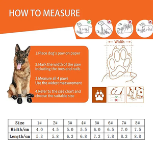 Zapatos impermeables y transpirables para perros, botas reflectantes antideslizantes para perros, zapatos para mascotas de otoño e invierno - Product Image 6