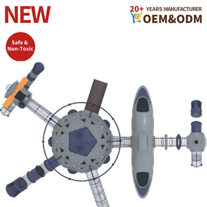 Aire de jeux extérieure pour enfants |   Ensemble de toboggans Alpha Planet Series |   Conception sûre pour les écoles, certifiée ASTM/CE, conception personnalisée - Product Image 3