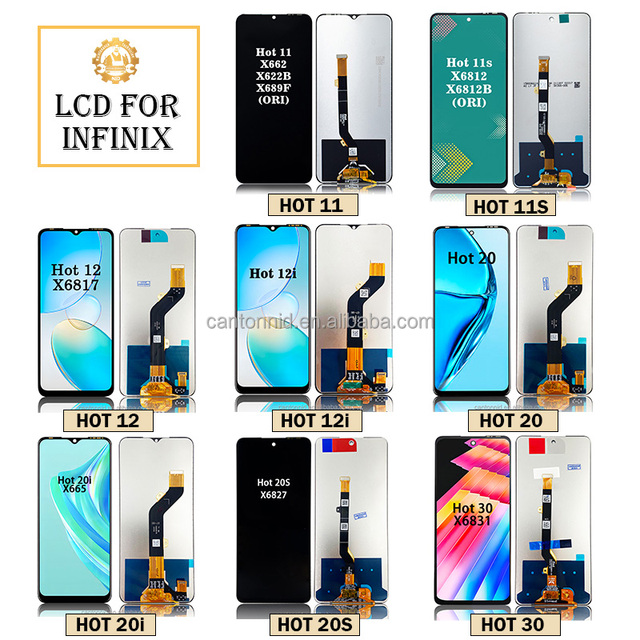 Crown Facciones De Celulares Originales Pantalla Lcd Screen for Tecno POP7
