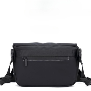 Bolsas de Venda por Atacado, Bolsa de Ombro Masculina, Bolsa Mensageiro <span class=keywords><strong>Slim</strong></span> de Nylon Preta para Homens - Product Image 5