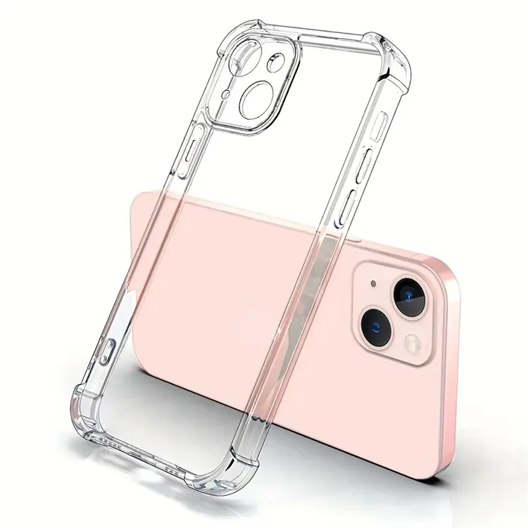 2023 new transparent Airbag Anti shock Clear TPU Soft mobile phone Case For oneplus 8 pro case