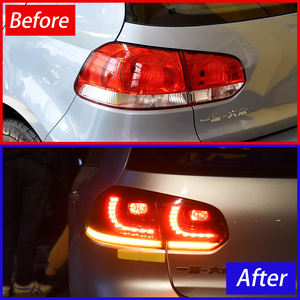 Ensemble de feu arrière <span class=keywords><strong>LED</strong></span> de haute qualité pour VW <span class=keywords><strong>Golf</strong></span> <span class=keywords><strong>6</strong></span> MK6 R20 2010-2012 feux arrière de voiture 6000k accessoires de Signal <span class=keywords><strong>clignotant</strong></span> couleur - Product Image 3