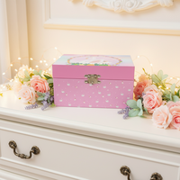 Caja Musical Giratoria con Forma de Cisne Grande, de Papel Ecológico Yiyu, con Forro de Terciopelo, Caja de Joyería Musical, Decoración para Dormitorio