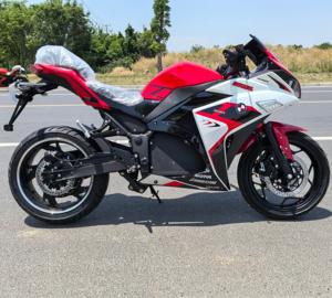 มอเตอร์ไซค์วิบาก 72V รุ่นใหม่ ความเร็วสูง 3000W กำลังแรง วิ่งได้ไกล 90 กม./ชม. สำหรับผู้ใหญ่ โครงสร้างเหล็ก - Product Image 4