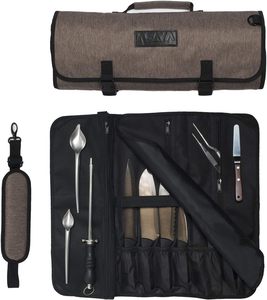 Échantillon gratuit, sac de rangement pour couteau de voyage portable, imperméable, résistant, pochette pour outils de couteau, logo, toile, pliable, rangement pour couteau - Product Image 3