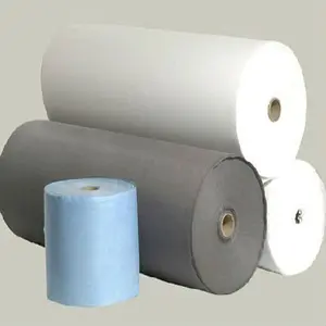 Tecidos não tecido super macios da pele, espinho de água, 100 poliéster usado para pasta não-tecido ou filtro