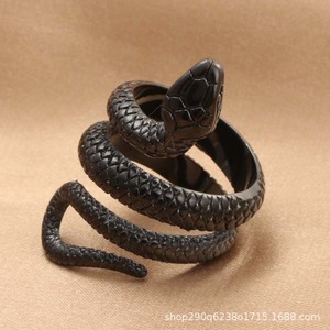 Snake <b>Ring</b> Men's Stainless Steel Animal Shape Punk Style Gift Jewelry <b>Silver</b> Gold Black Color - Product Image 4