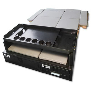 Con cama modificada, viaje, comedor, caravana, cocina móvil, cocina portátil, juego de cocina, caja de almacenamiento de cocina multifuncional - Product Image 6