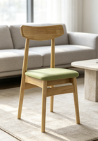 Chaise en bois moderne avec dossier solide - Chaise individuelle pour appartement, hôtel, salle à manger, villa, salons - Meubles écologiques pour la maison
