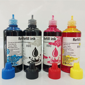 Greencolor Factory Direct Sales <span class=keywords><strong>GI</strong></span> 690 790 890 Recarga de tinta de tinte para tintas de impresión de transferencia Canon G1800/G2800/G3800G/G1810 - Product Image 1