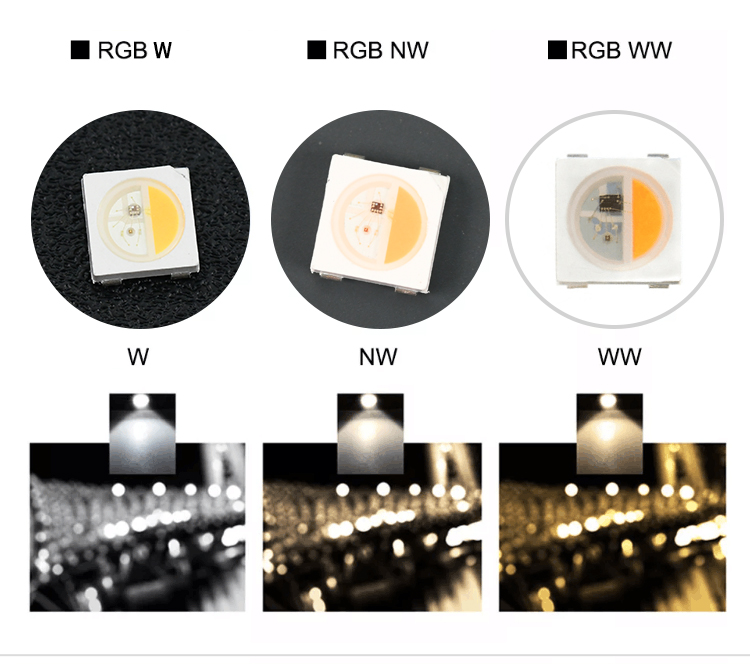 Smart Chips LED 5050 Light IC Buit-in 4pin 5v SMD 5050 RGBW SK6812 Ws2812 Ws2812b Led Chip