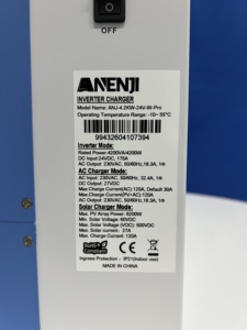 Nouvelle mise à jour Anenji 4.2kw ANJ-4.2KW-24V-W-Pro Onduleur hybride 24v Écran couleur 5kw 11kw MPPT Prix avantageux onduleur Anenji - Product Image 5