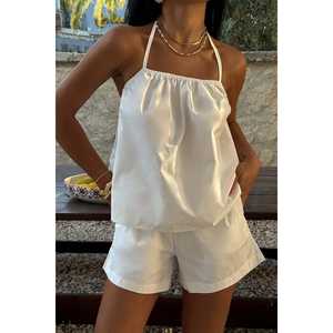 Pantalones Cortos Deportivos Blancos Julia para Mujer - Product Image 5