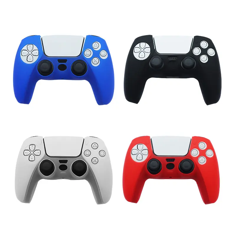 Coque en silicone pour ps5 contrôleur d'origine pour playstation 5 accessoires de jeu pour gamepad ps5