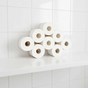 Porte-rouleaux de <span class=keywords><strong>papier</strong></span> Cloud pour 4 à 13 rouleaux, décoration en bois mignonne et peu encombrante pour salle de bain, cuisine, bar - Product Image 6