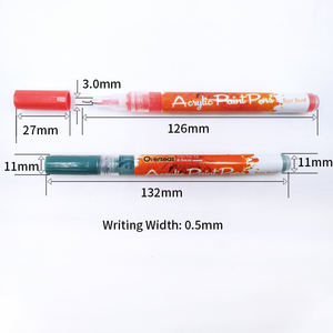 Art Graffiti Pen <span class=keywords><strong>disegno</strong></span> impermeabile pittura Liner Brush linee astratte fai-da-te dettagli Nail Art Beauty Tool - Product Image 4