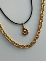 Collier en corde torsadée de haute qualité, plaqué or 18 carats, sans ternissement, en acier inoxydable, style vintage, bijoux de luxe pour femmes, Dazan 2027