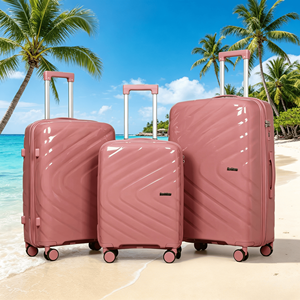 <span class=keywords><strong>Valigia</strong></span> Trolley in PP Ultra Leggera a Prezzo di Fabbrica, Bagaglio Rigido con Ruote Silenziose Girevoli, <span class=keywords><strong>Valigia</strong></span> di Grande Capacità per Viaggi - Product Image 1