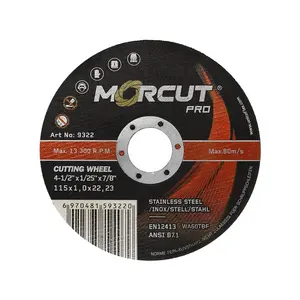 115mm profesyonel aşındırıcı aracı 4.5 inç Metal kesme tekerlek disko De Corte kesme diski