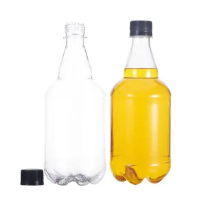 工厂特殊设计750毫升25盎司透明塑料工艺水果酒瓶酒吧
