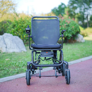 Le fauteuil roulant électrique compact en fibre de carbone et confort complet dispose d'une fonction de pliage ergonomique avec confort rembourré - Product Image 2