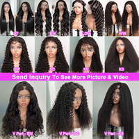 Pelucas Frontales de Encaje HD Transparente de 30 Pulgadas 13x4 13x6, Densidad 200, Cabello Humano Liso Extremo de Vietnam para Mujer
