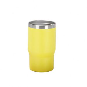 New Wholesale 14oz Car Beer Cooler 304 Stainless Steel Powder Coated <b>Double</b> <b>Wall</b> Ice Tumbler Cup - Product Image 3