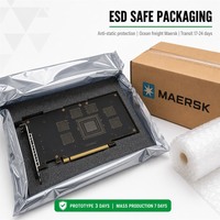 Fabricant de cartes accélératrices IA pour centres de données - Carte multicouche HDI à haute densité de circuits, plaqué or, pour serveurs d'entraînement GPU