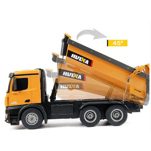 Nouveau camion benne télécommandé <span class=keywords><strong>Huina</strong></span> <span class=keywords><strong>1573</strong></span> RTR 2,4 GHz 10 canaux 1:14 avec démonstration automatique et éclairage LED en métal - Product Image 2