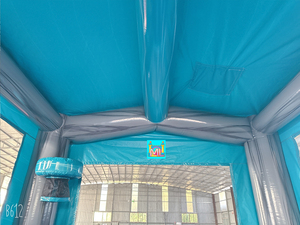 Castillo Inflable para Fiestas, <span class=keywords><strong>Alquiler</strong></span> de Juegos Inflables para Exteriores, Casa de Brinco Azul, Jumper Inflable de PVC, Brincolín Inflable - Product Image 6