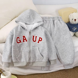 Set di Abbigliamento Sportivo per Bambine RTS, Vendita all'Ingrosso, <span class=keywords><strong>Felpa</strong></span> con Cappuccio e <span class=keywords><strong>Pantaloni</strong></span> Lunghi <span class=keywords><strong>in</strong></span> Cotone alla Moda per Neonati - Product Image 4