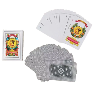 Juego <span class=keywords><strong>de</strong></span> Cartas <span class=keywords><strong>de</strong></span> Póker Español NAVETA <span class=keywords><strong>de</strong></span> 50 Cartas con Refuerzo <span class=keywords><strong>de</strong></span> 290g y Cartas Magnéticas para Entretenimiento <span class=keywords><strong>de</strong></span> Escritorio - Product Image 1