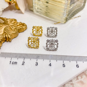 Pendientes de Plata Fina S925 WENCHI con Accesorios DIY para Perlas, Bandeja Vacía para Perlas Redondas de 7-9mm, Joyería de Encaje China 11215 - Product Image 3