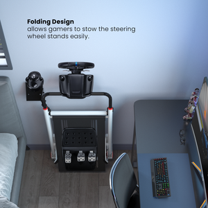 Soporte Plegable para Simulador de Carreras LRS10-BS02, Base para <span class=keywords><strong>Volante</strong></span> de Juego, Compatible con Logitech <span class=keywords><strong>G25</strong></span>, G27, G29, G920 - Product Image 2