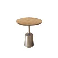 Ensemble table et chaises en acier inoxydable de style japonais pour les salons de thé, les cafés et les snacks