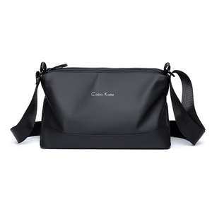 New Fashion Trend Zipper Shoulder Bag Simple Versatile Casual Crossbody Bag Men's Portable Niche <b>Waterproof</b> <b>Backpack</b> - Product Image 4