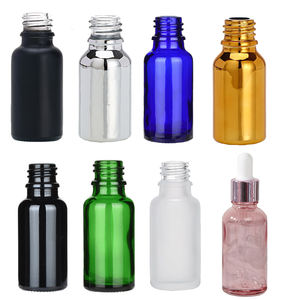 ขวดหยดแก้วแบบเติมได้20มล. ภาชนะใส่น้ำมันหอมระเหยเปล่าเครื่องสำอางพร้อมปิเปตแก้วเพื่อความสะดวกในการจ่าย - Product Image 1