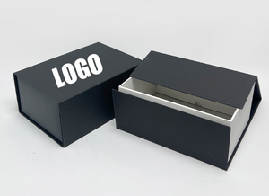 Custom Promotion <b>Foldable</b> Flip Top Rectangle Gift <b>Boxes</b> Rigid Cardboard Kraft Corrugated Liner Magnetic Closure Paper - Product Image 6