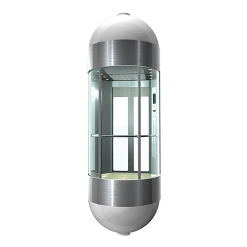 Modern Round Glass Outdoor/Indoor Panoramic Lift Elevator