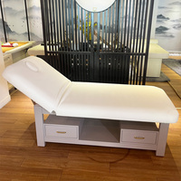 Table de massage et lit de soin thaïlandais moderne et réglable - Équipement de spa professionnel avec éponge haute densité pour hôtel et usage extérieur