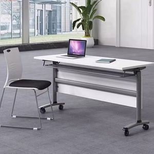 Ensemble de tables de conférence modulaires en bois pliables, <span class=keywords><strong>table</strong></span> de salle de <span class=keywords><strong>réunion</strong></span>, <span class=keywords><strong>table</strong></span> de formation - Product Image 2