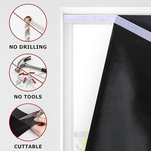 Hot Bán 100% Màn Rèm Rèm Không Có Khoan Tùy Chỉnh Kích Thước Polyester Cửa Sổ Bóng Râm Thiết Kế Hiện Đại Được Xây Dựng Trong Cho Phòng Ngủ Phòng Khách - Product Image 5