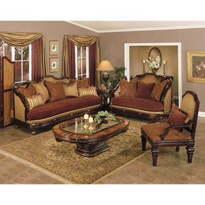 Sofá antiguo de gama alta, nuevo diseño, tela de lujo, sala de estar, hogar, sofá árabe antiguo, conjunto de muebles - Product Image 5