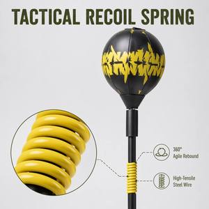 Balones de <span class=keywords><strong>Boxeo</strong></span> de Velocidad y Reflejos para Fitness en Casa, Ecológicos, Ajustables en Altura y de Soporte Independiente - Product Image 3